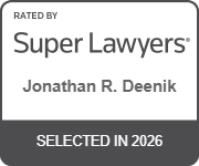 Rated By Super Lawyers | Jonathan R. Deenik | Selected in 2026